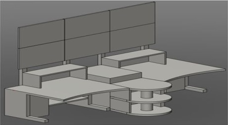estructura videowall